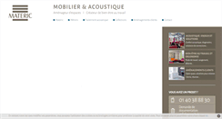 Desktop Screenshot of materic.fr